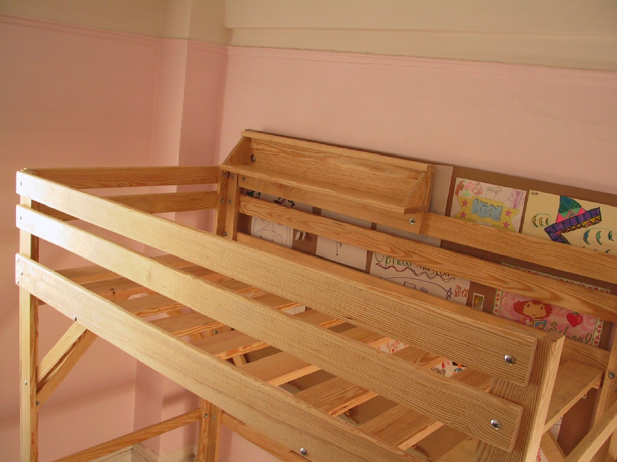 shelf for loft bed
