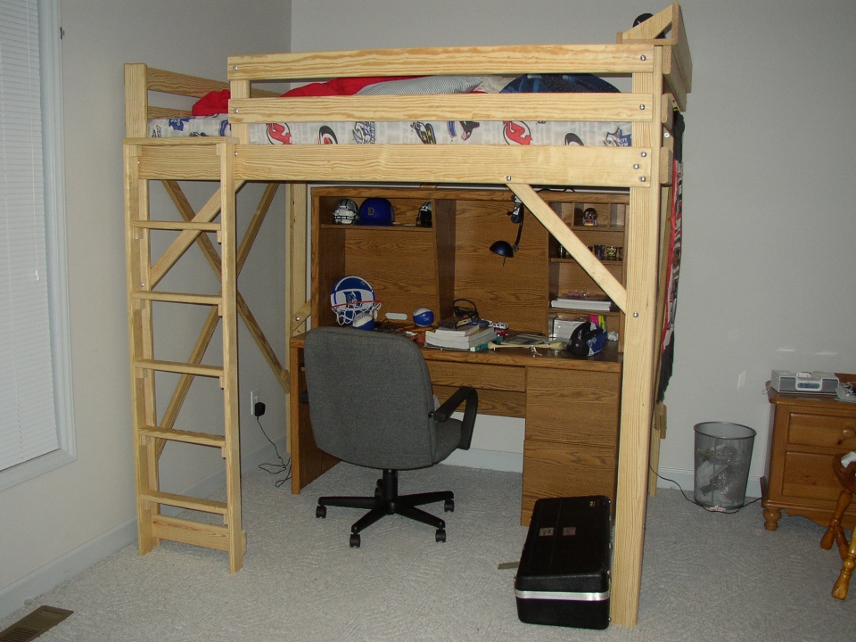 Loft Bed Specialists Mc Woodworks Twin, How To Build A King Size Loft Bed Frame